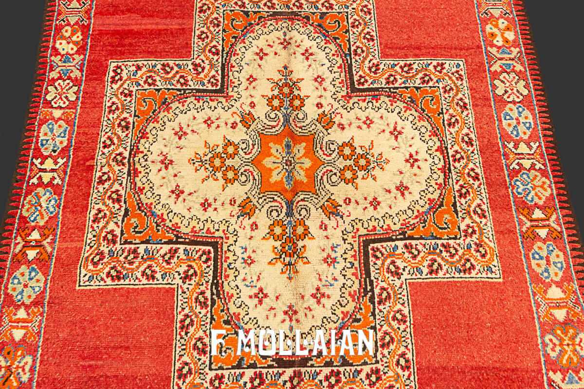 Red Field Rabbat-Marakesh Very long Gallery Size Rug n°:76602913